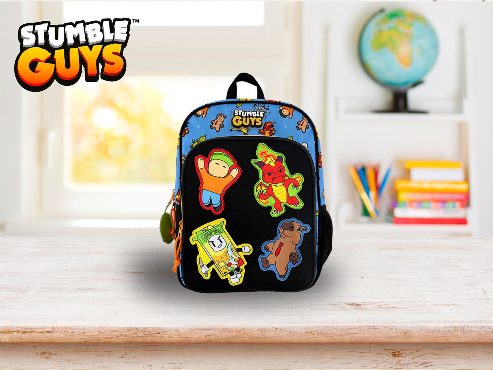 Stumble Guys Escolar Mediana 35cm Adaptable a Trolley