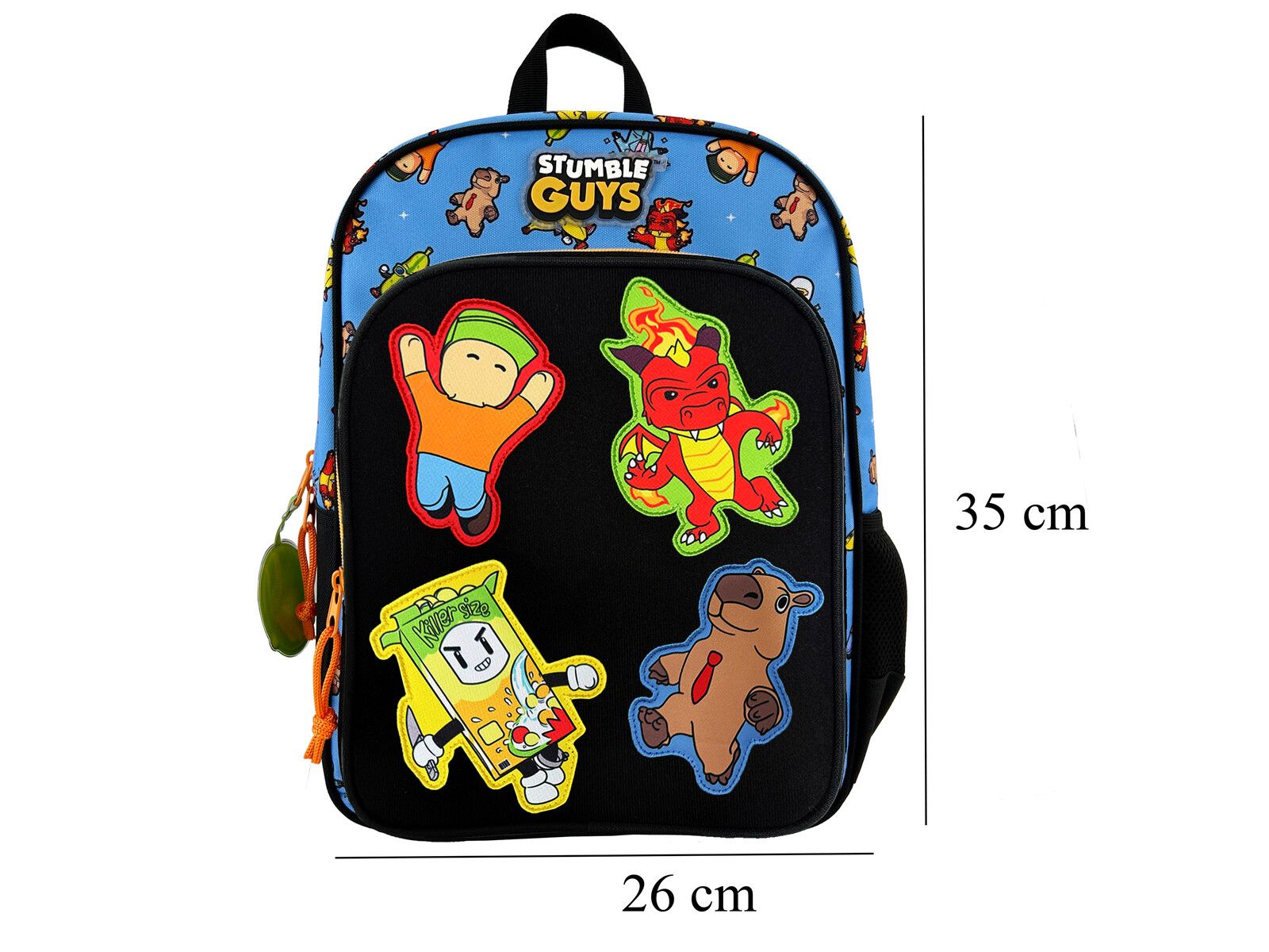 Stumble Guys Escolar Mediana 35cm Adaptable a Trolley