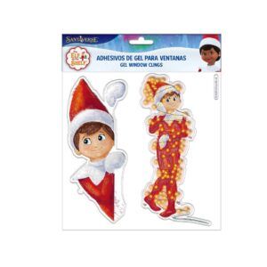 The Elf On The Shelf Set Pegatinas de Gel Para Ventana
