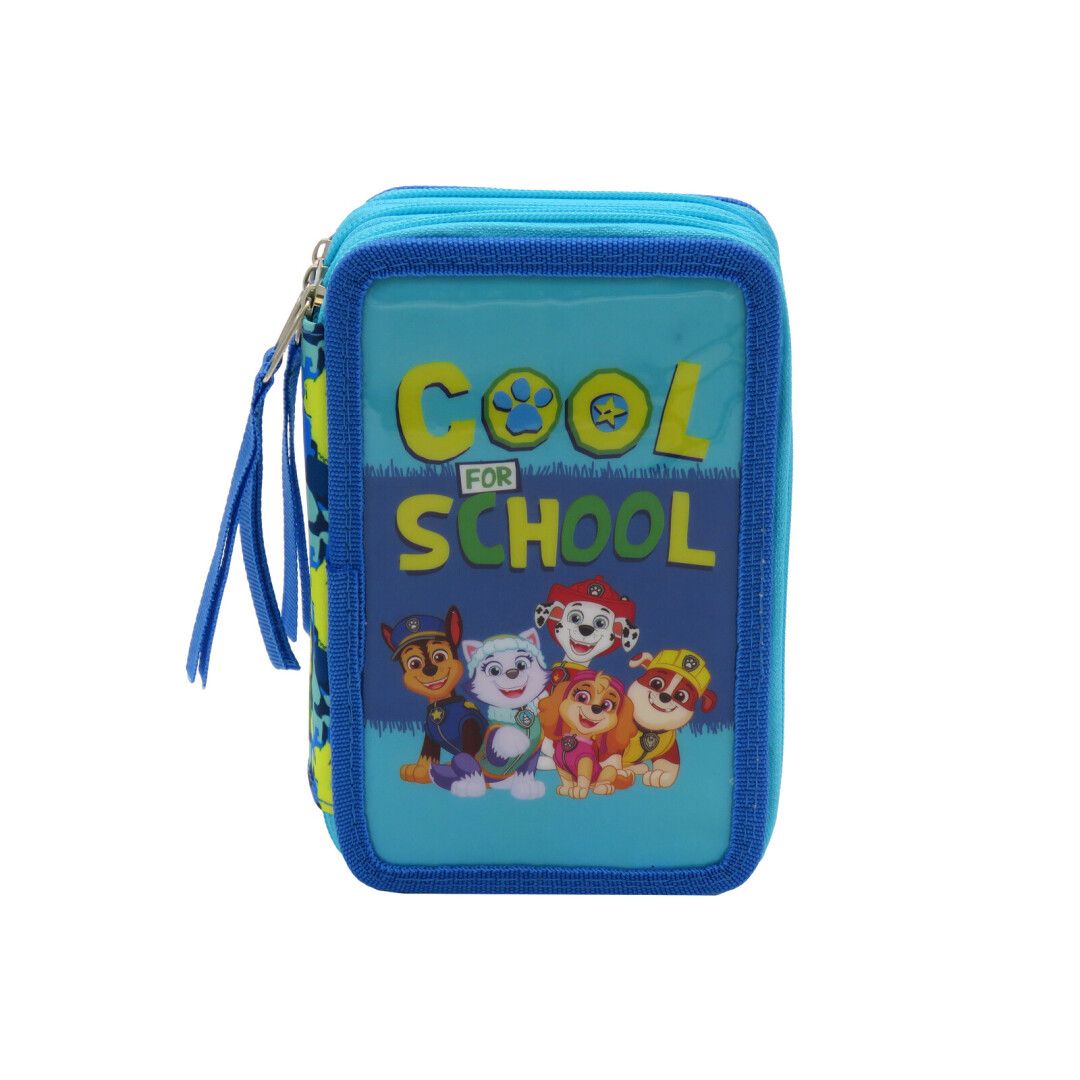 Paw Patrol Plumier 3 Pisos con Material Escolar