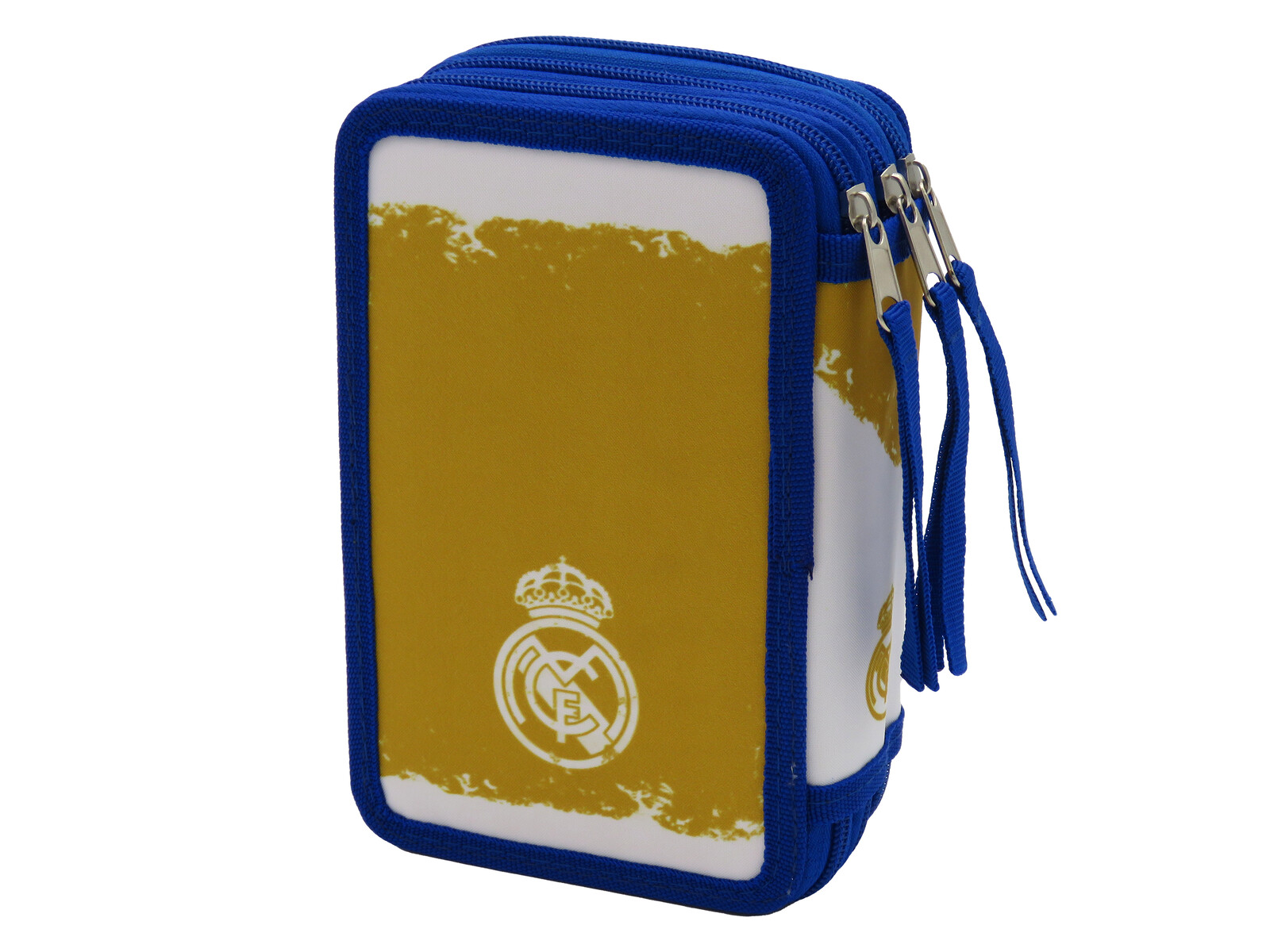 Real Madrid Plumier 3 Pisos con Material Escolar