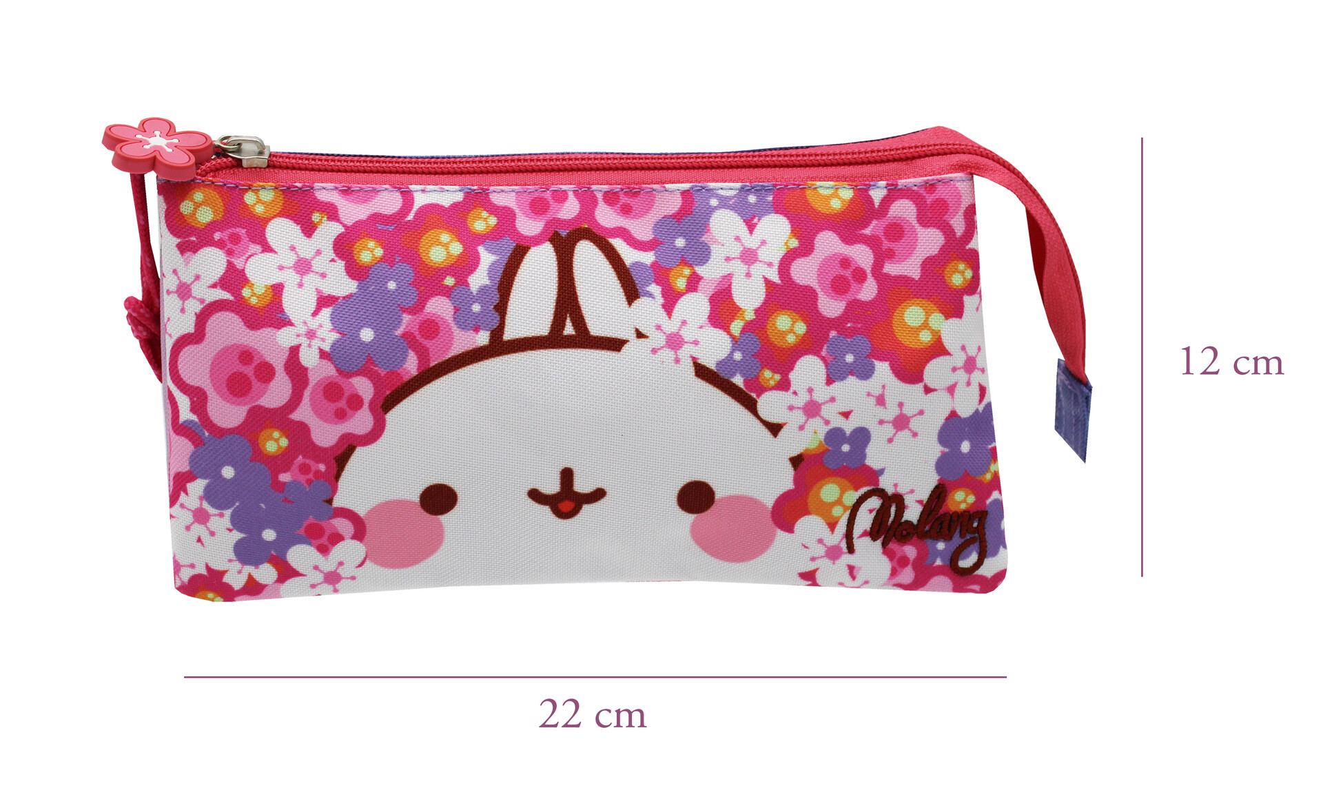 Portatodo Triple con 5 Compartimentos Molang