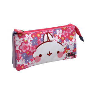 Portatodo Triple con 5 Compartimentos Molang